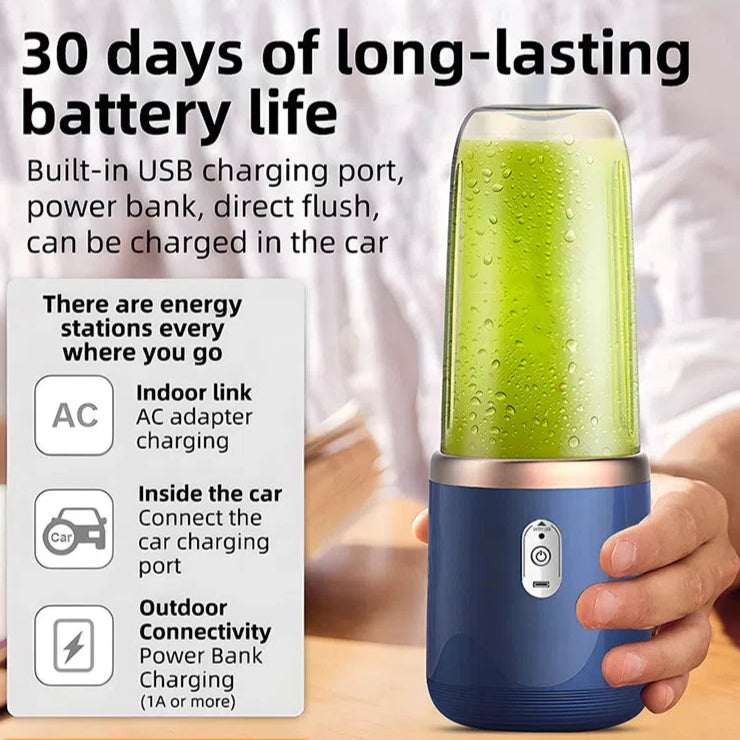Portable Juicer – Compact, Safe & Powerful Blending On the Go